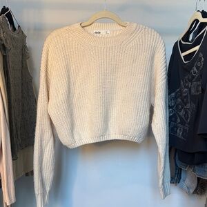 Elodie Women's Cream Knit Sweater